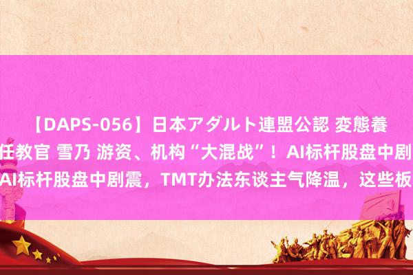 【DAPS-056】日本アダルト連盟公認 変態養成教育センター S的主任教官 雪乃 游资、机构“大混战”！AI标杆股盘中剧震，TMT办法东谈主气降温，这些板块热度渐高