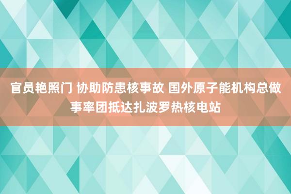 官员艳照门 协助防患核事故 国外原子能机构总做事率团抵达扎波罗热核电站